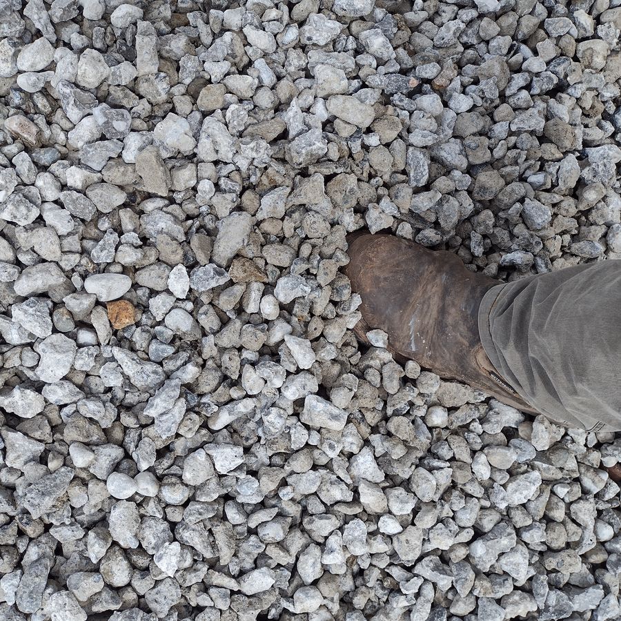 1 1/4 inch minus recycled concrete